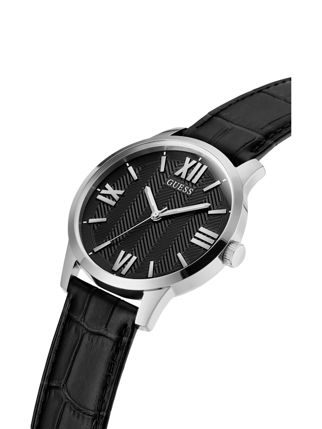 Guess 42 mm Mens Dress Black Watch GW0250G1