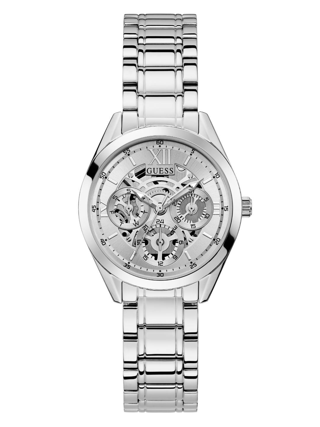 Guess 34 mm Ladies Dress Silver Watch GW0253L1