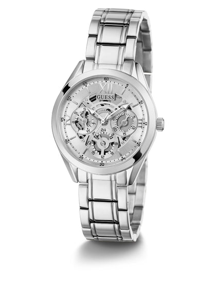 Guess Ladies Dress Silver Watch - GW0253L1