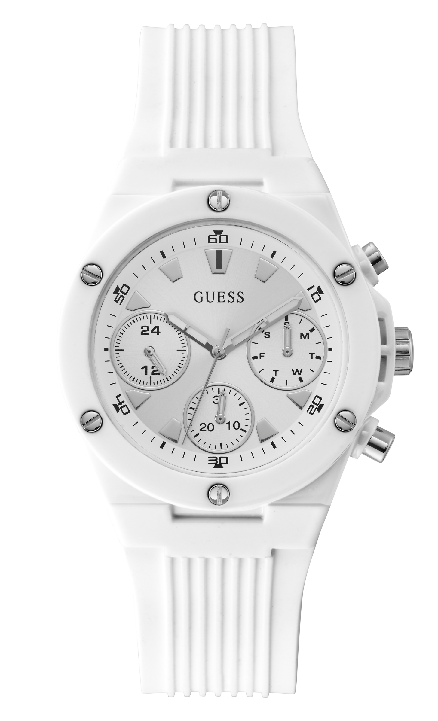 Guess 39 mm Women White Dial Analog Watch GW0255L1