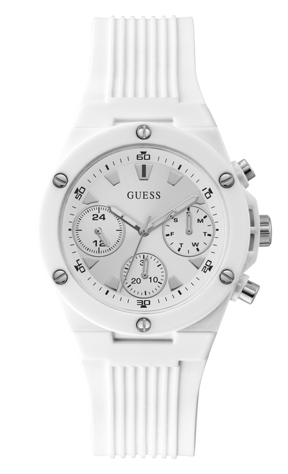 Guess Women White Dial Analog Watch - GW0255L1