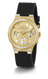 Guess 36 mm Gold Dial Women Analog Watch GW0257L1