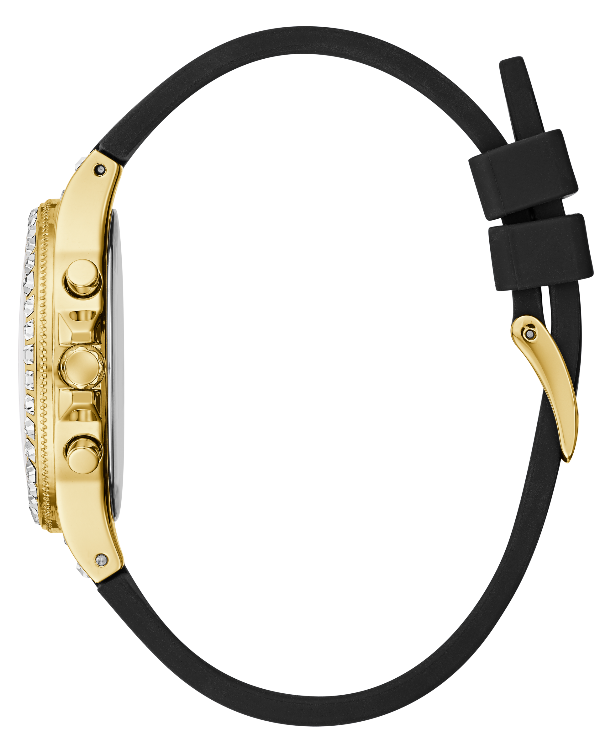 Guess 36 mm Gold Dial Women Analog Watch GW0257L1