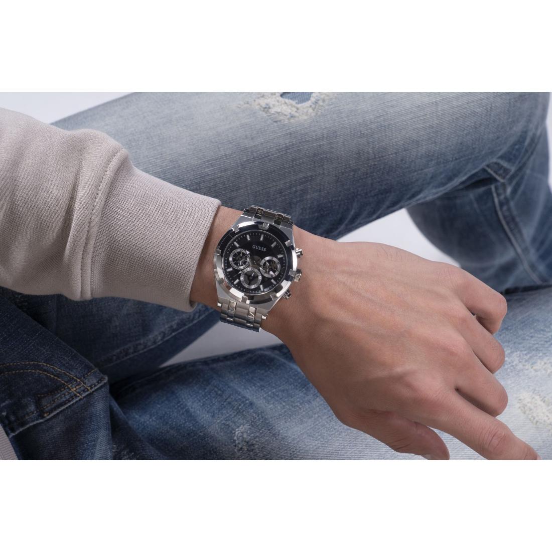 Guess Continental 44 mm Size Black Dial Men Analog Watch GW0260G1