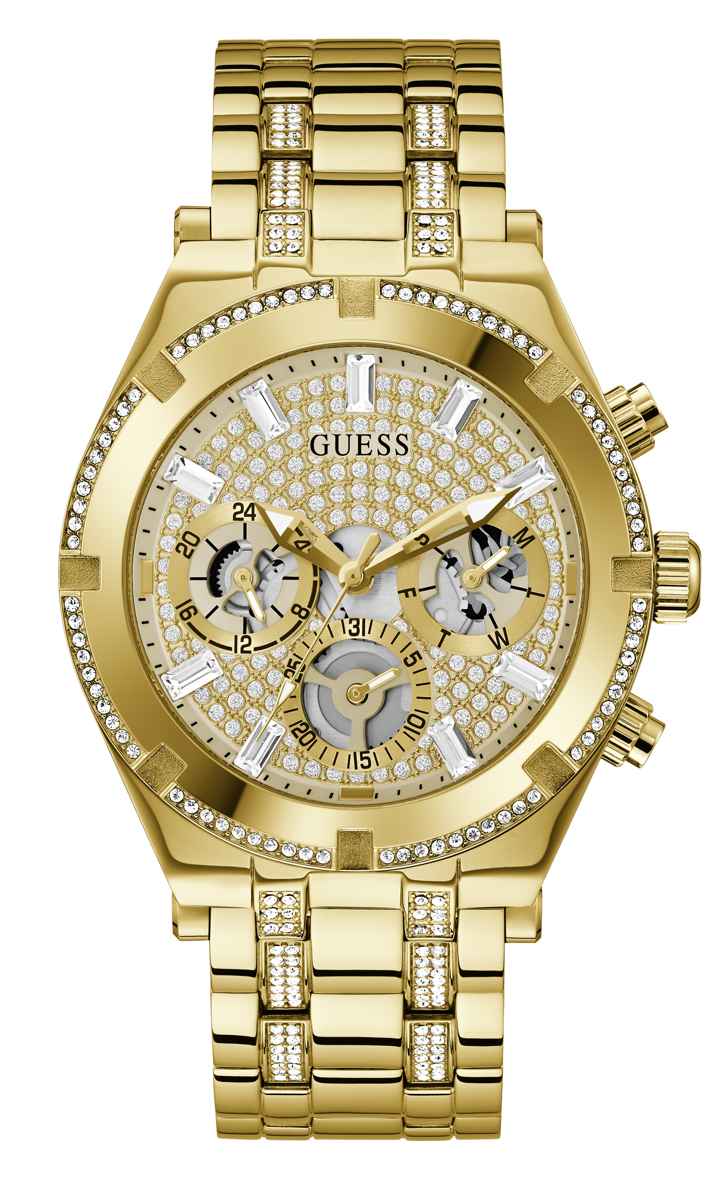 Guess Analog Beige Dial Men's Watch GW0261G2