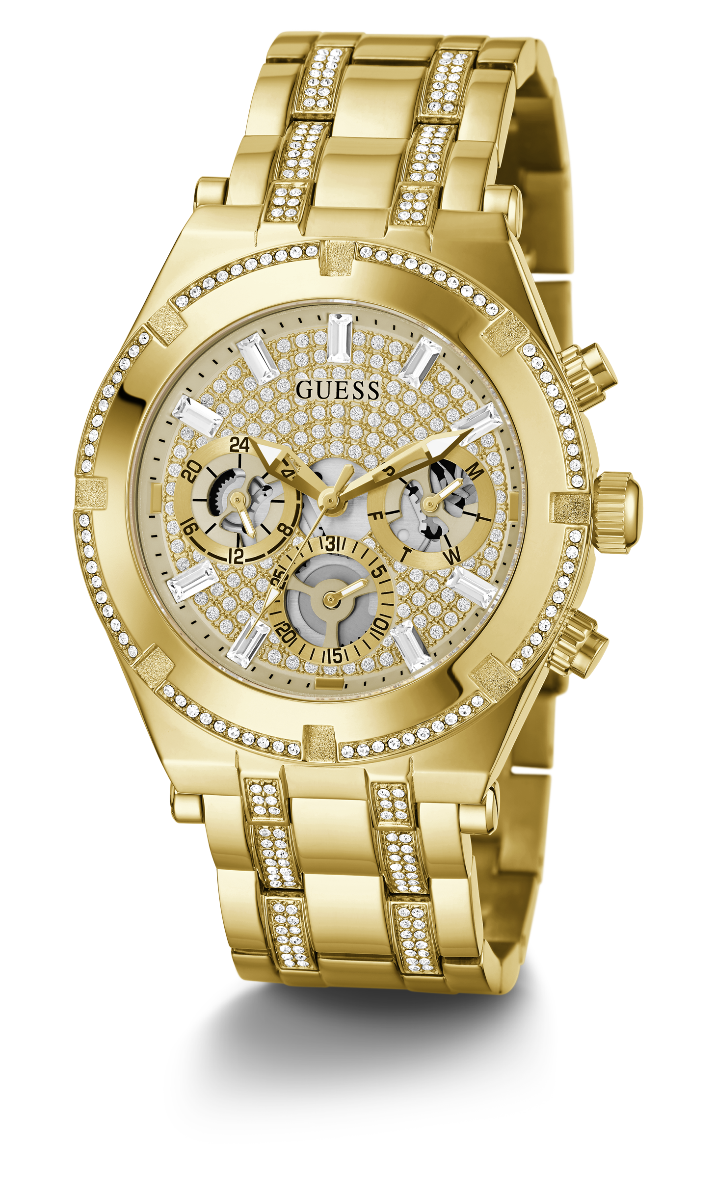 Guess Analog Beige Dial Men's Watch GW0261G2