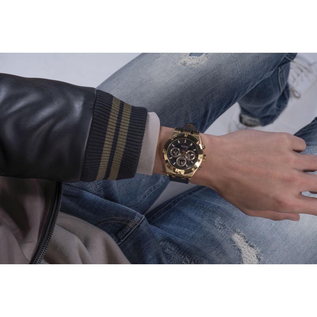 Guess Continental 44 mm Size Black Dial Men Analog Watch GW0262G2