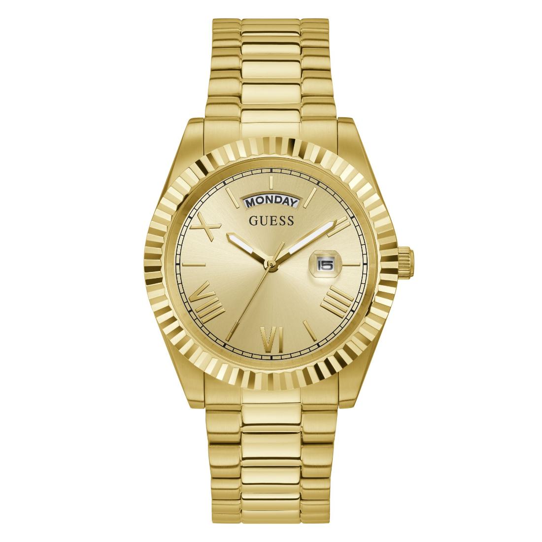 Guess Champagne Dial 42 mm Men Analog Watch GW0265G2