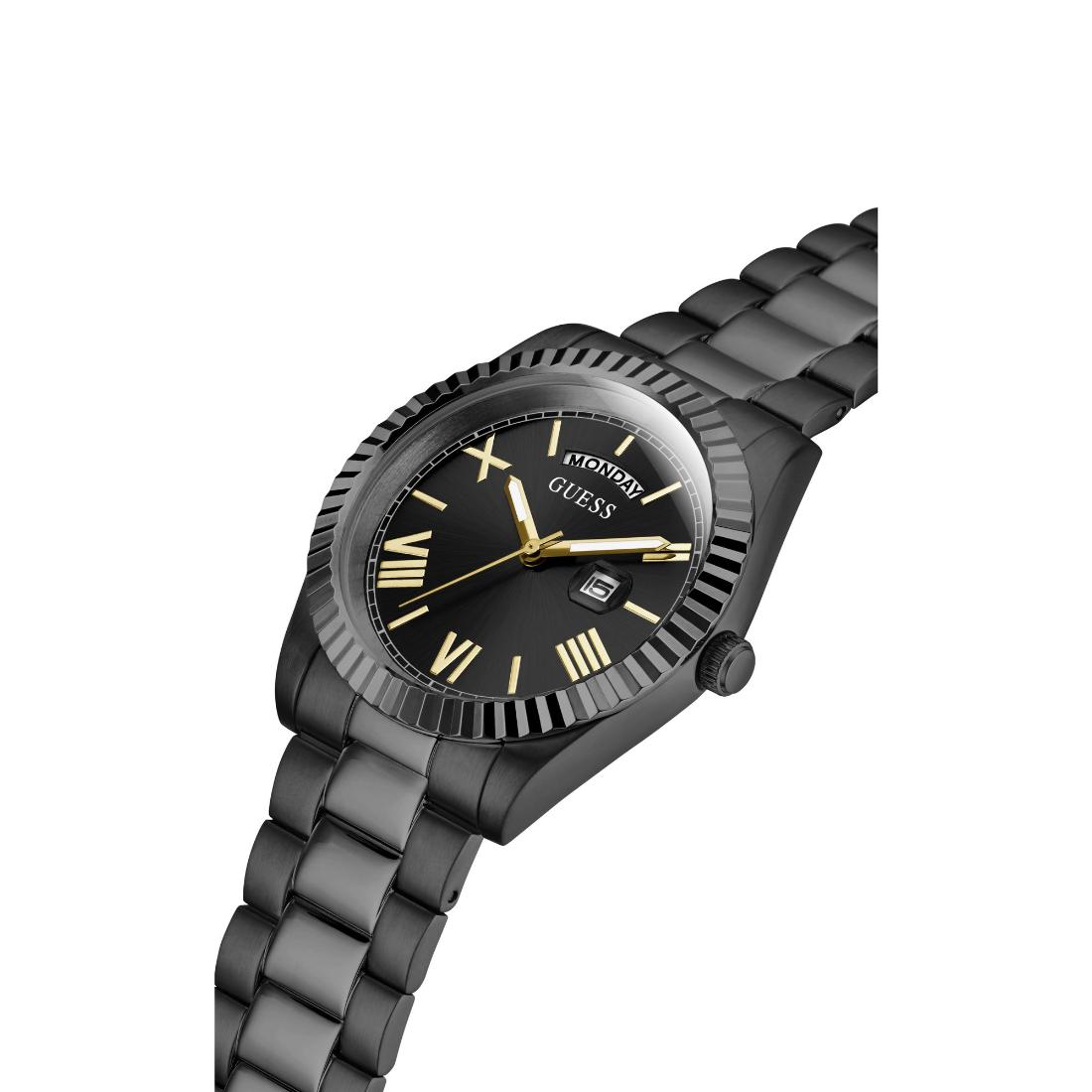 Guess Men 42 mm Black Dial Analog Watch GW0265G4