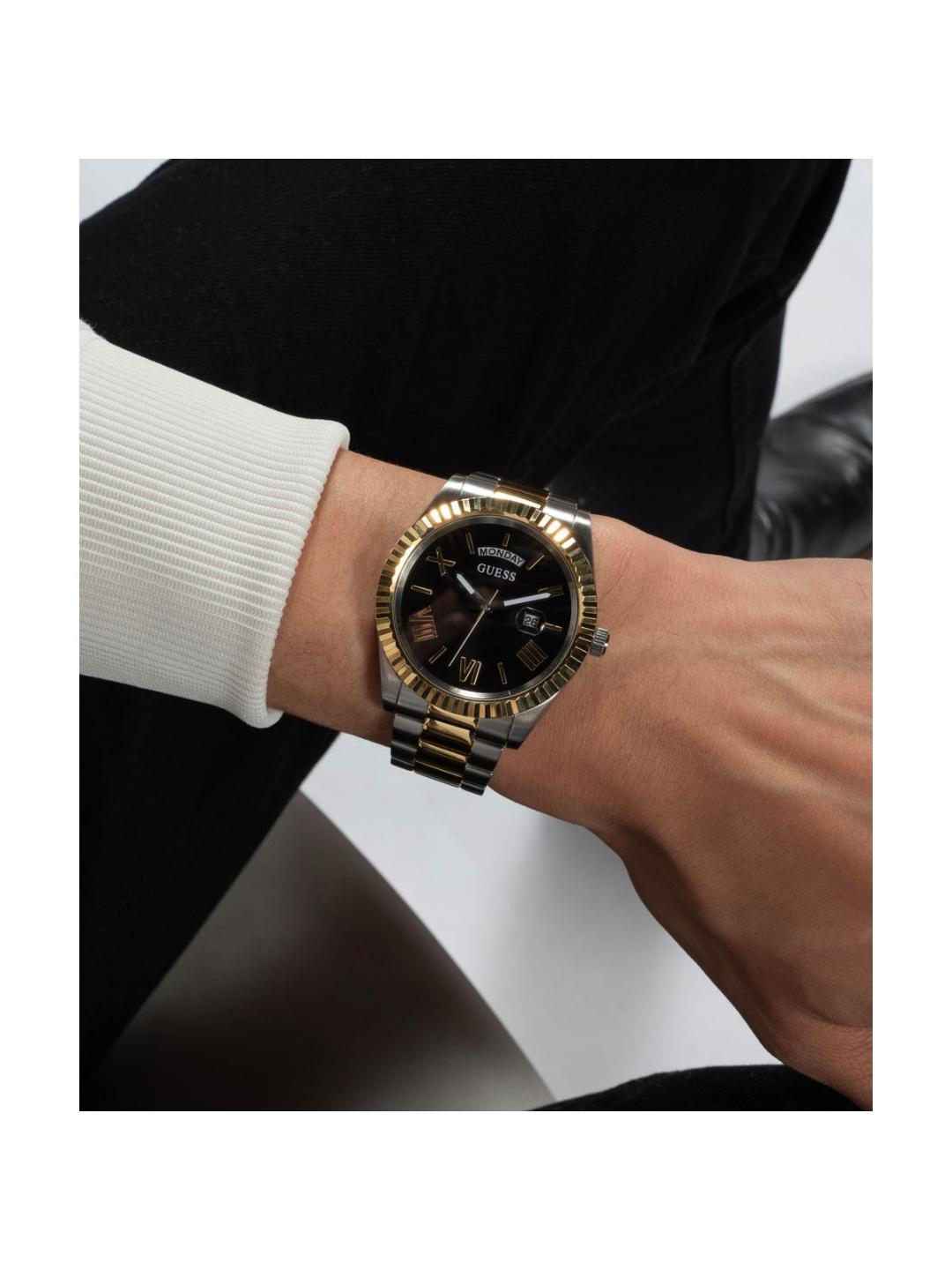 Guess Dress Men 42 mm Black Dial Analog Watch GW0265G5