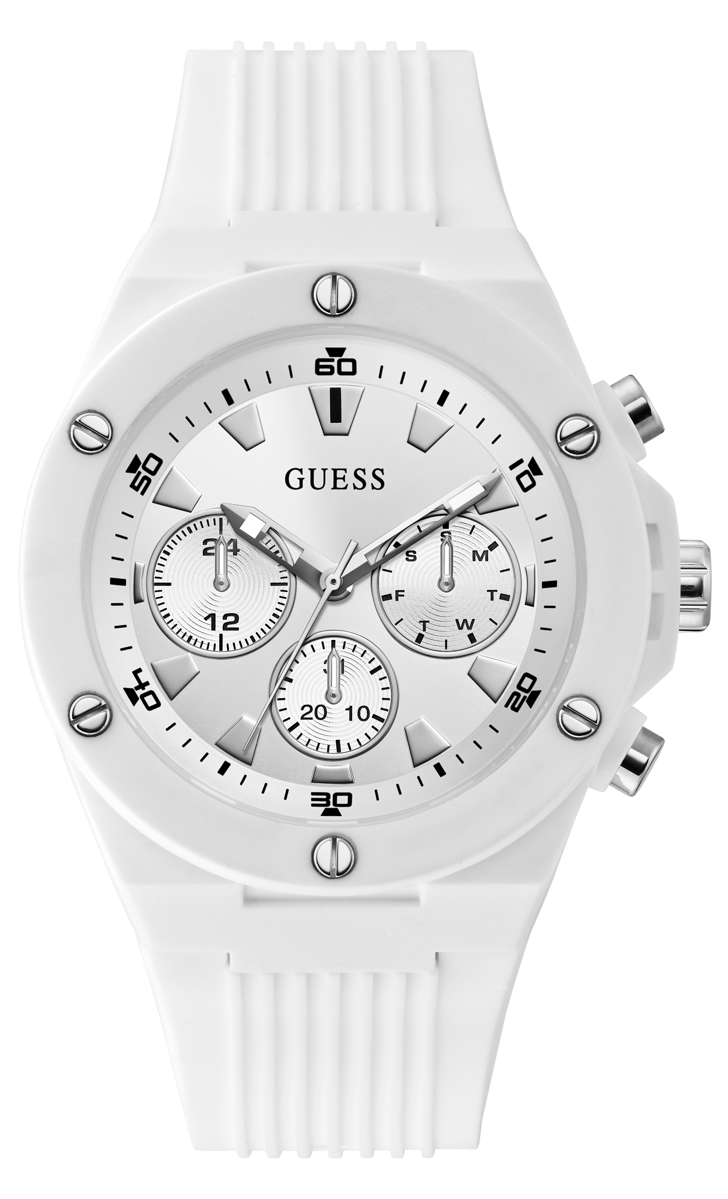 Guess 46 mm Men White Dial Analog Watch GW0268G1