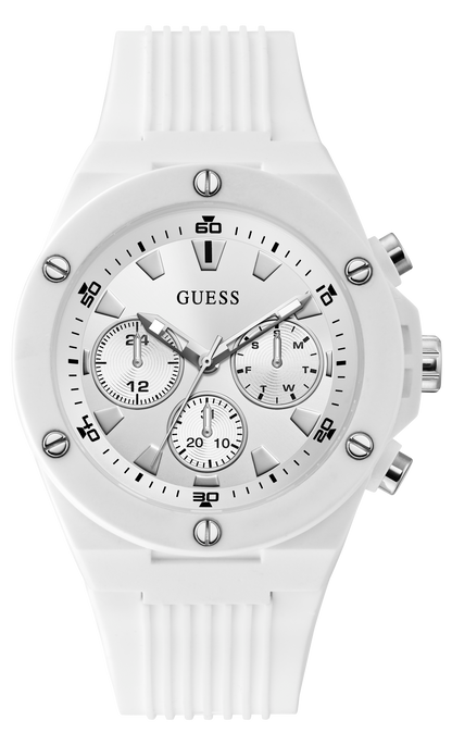 Guess Men White Dial Analog Watch - GW0268G1