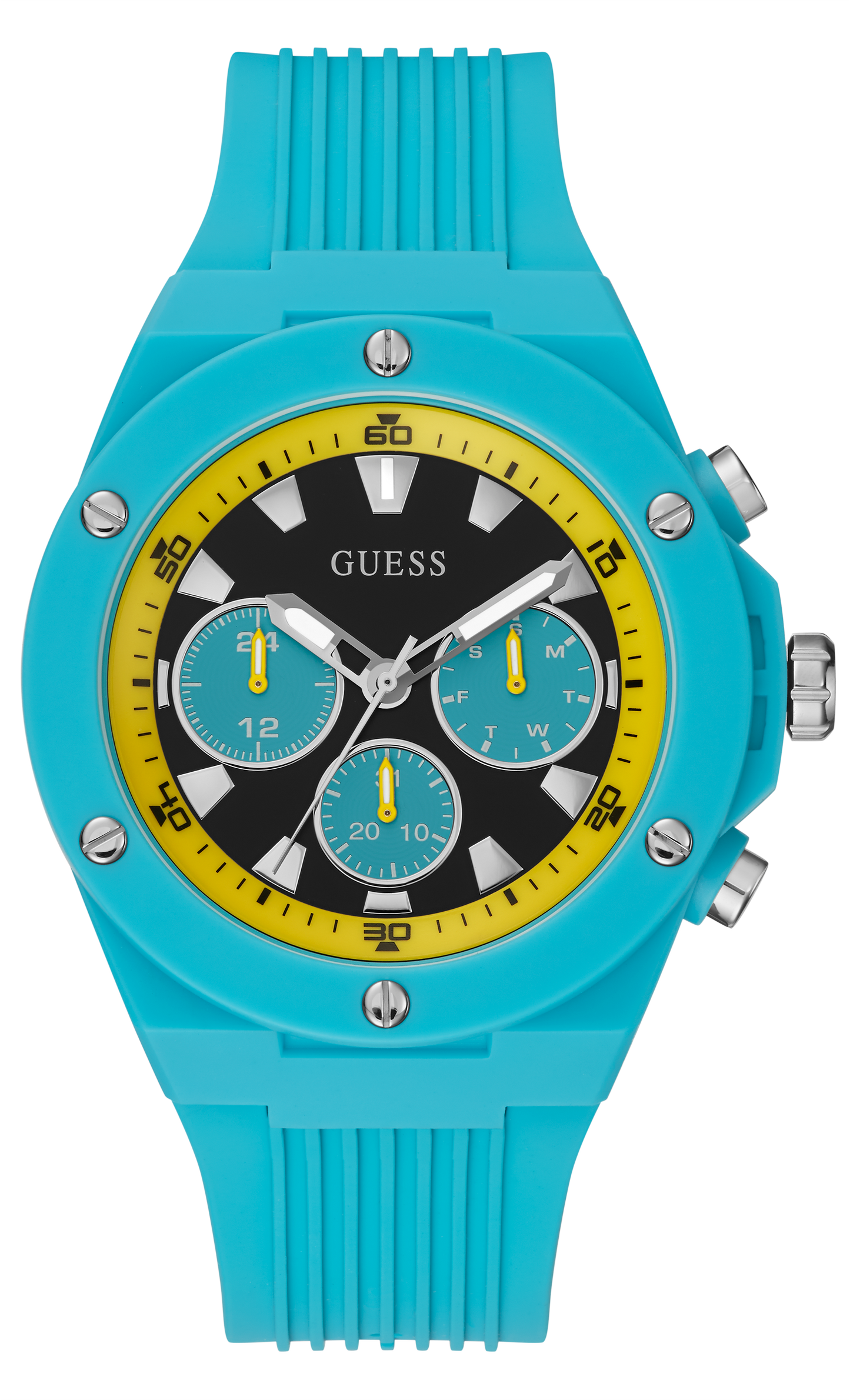 Guess Men Black Dial Analog Watch - GW0268G4