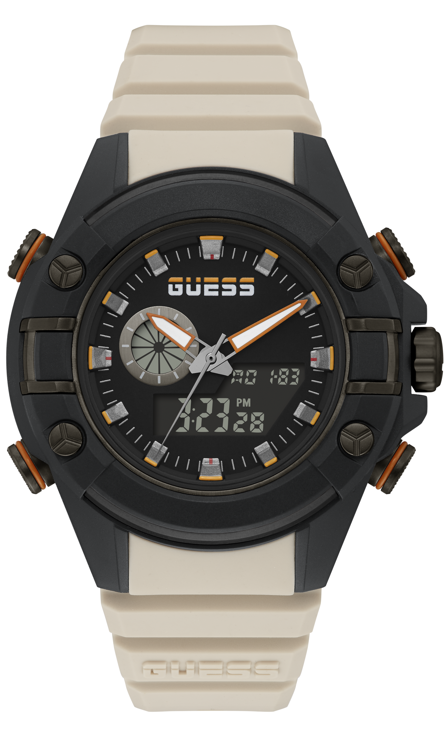 Guess Analog Digital Black Dial Men's Watch GW0269G1