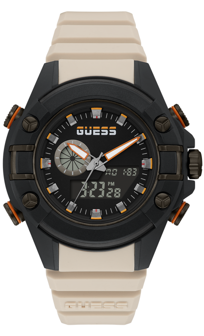 Guess Analog-Digital Black Dial Men's Watch - GW0269G1