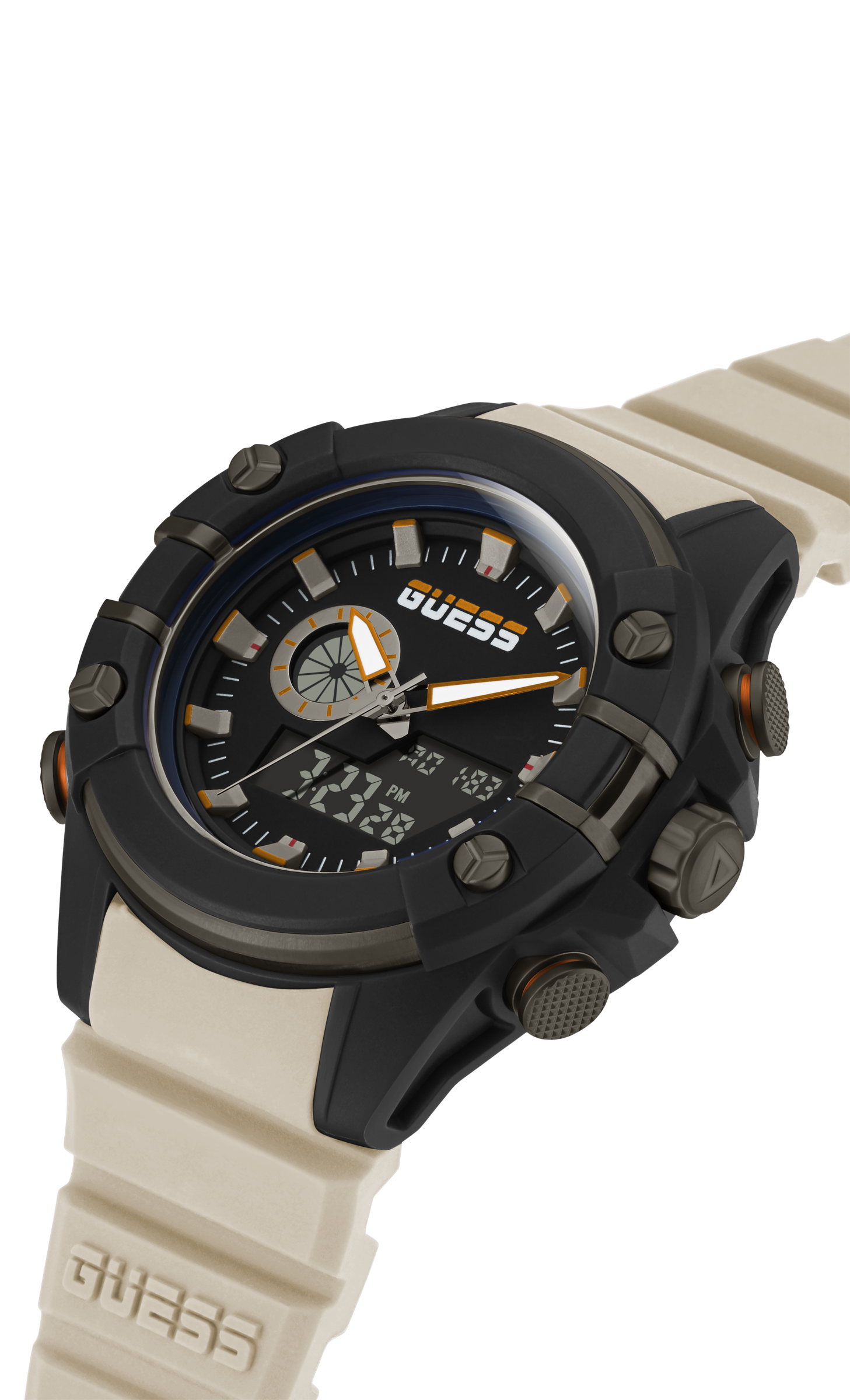 Guess Analog Digital Black Dial Men's Watch GW0269G1