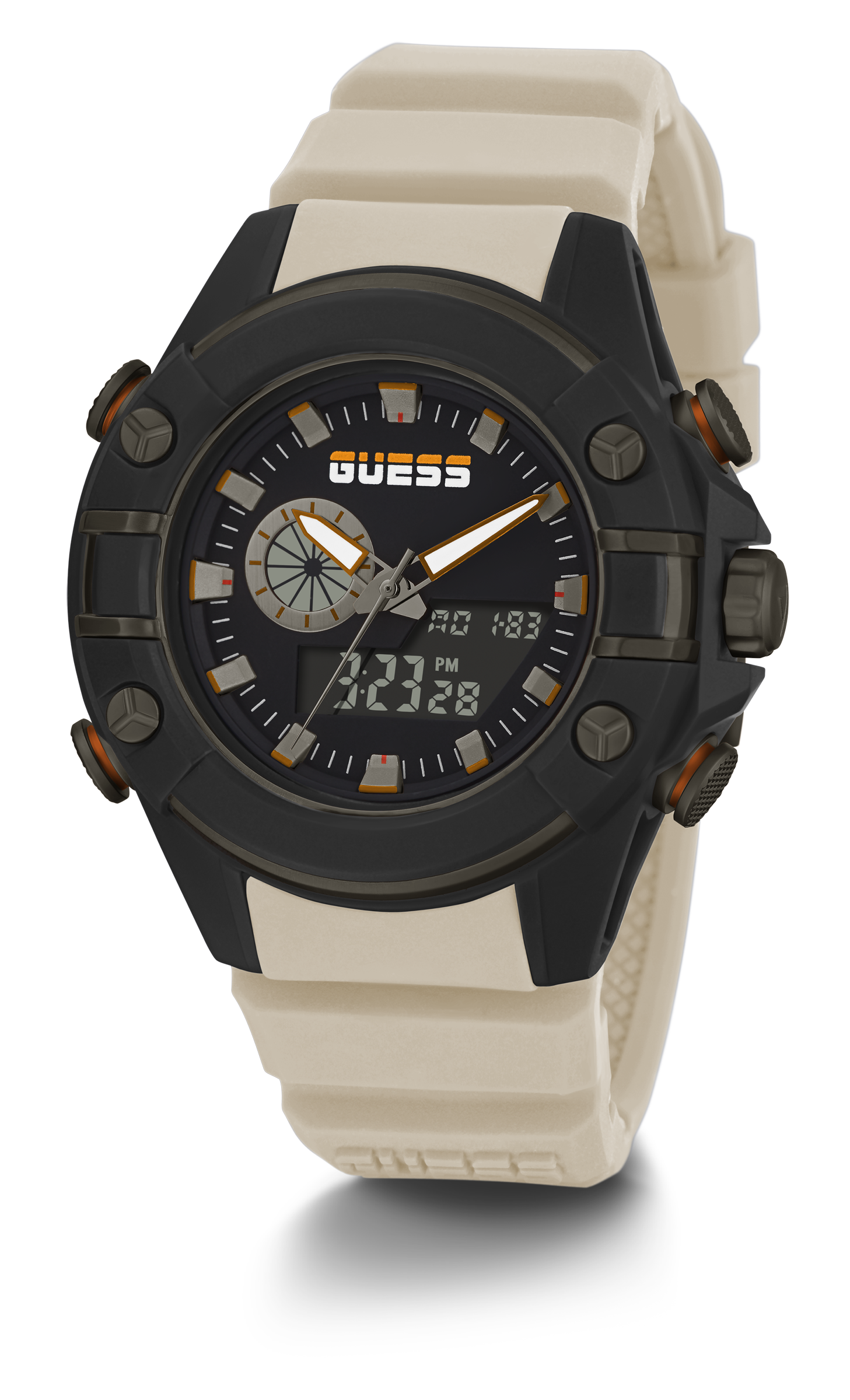 Guess Analog Digital Black Dial Men's Watch GW0269G1