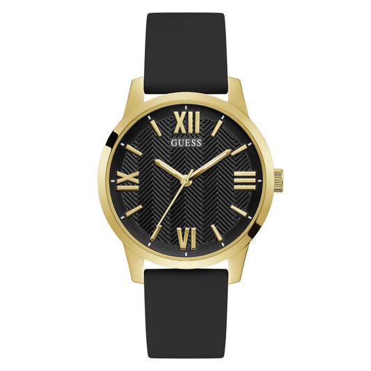 Guess Men 42 mm Black Dial Analog Watch- GW0282G2