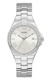 Guess 38 mm Ladies Silver Date Watch GW0286L1