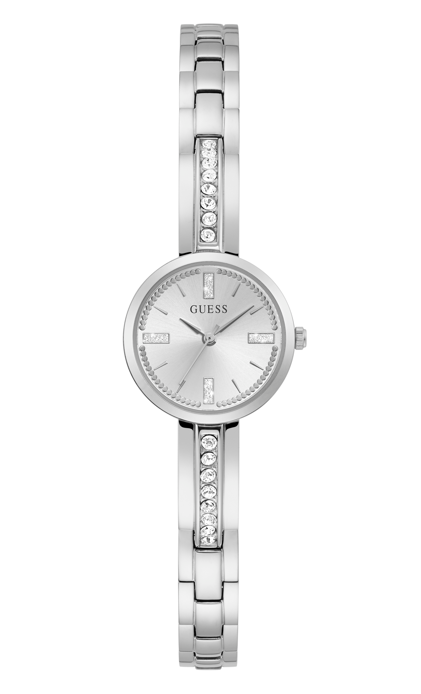 Guess 22 mm Women Silver Dial Analog Watch GW0288L1