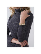 Guess Trend Women 19 mm Gold Dial Analog Watch GW0298L2