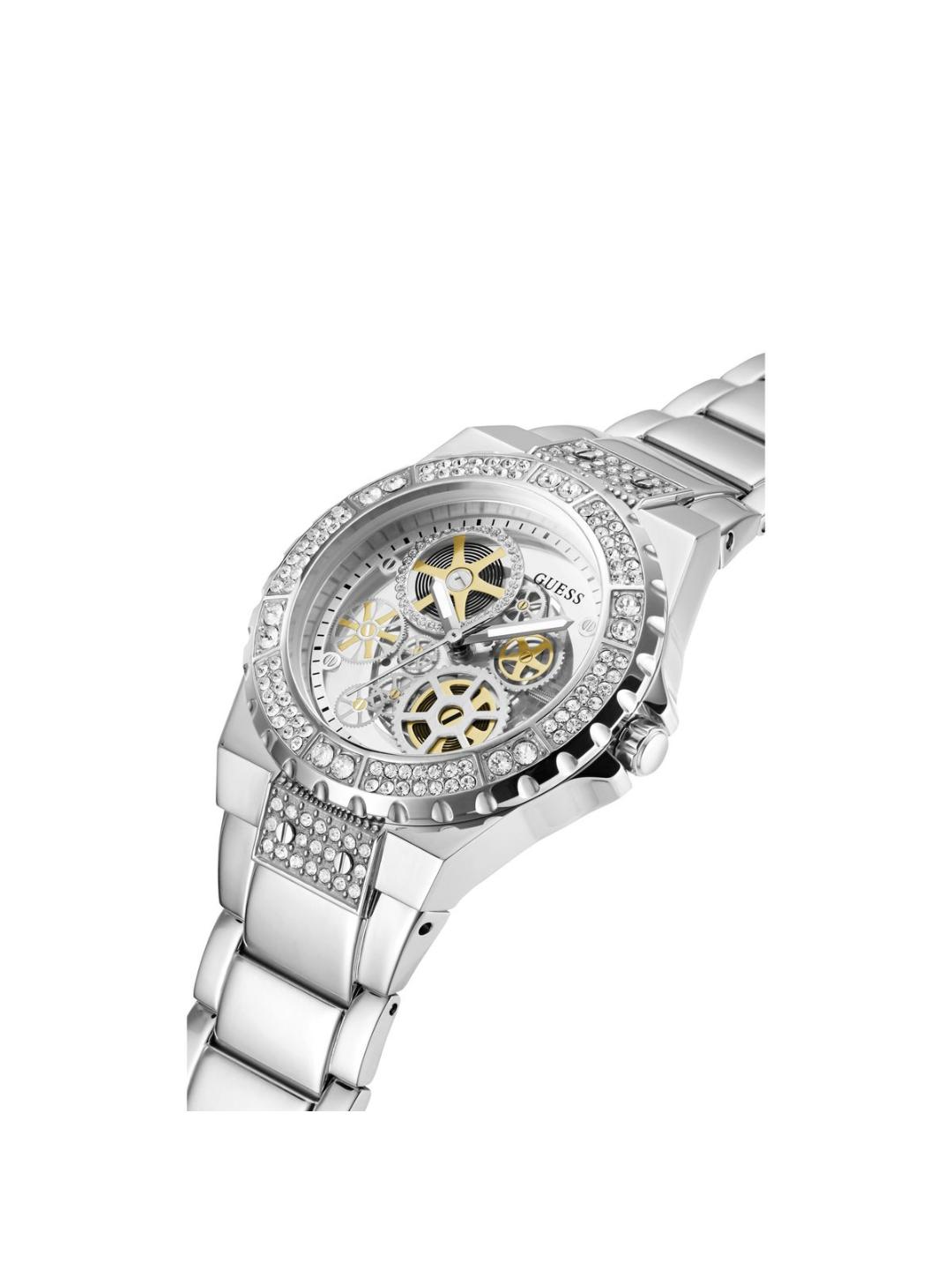 Guess Silver Dial Women Analog Watch GW0302L1