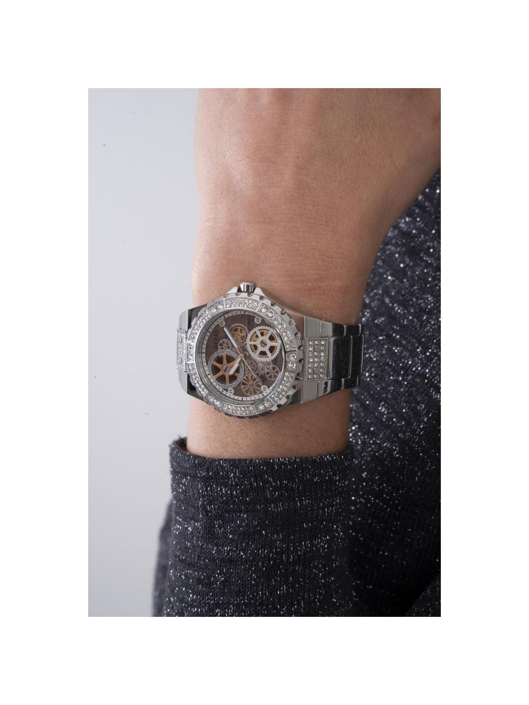 Guess Silver Dial Women Analog Watch GW0302L1