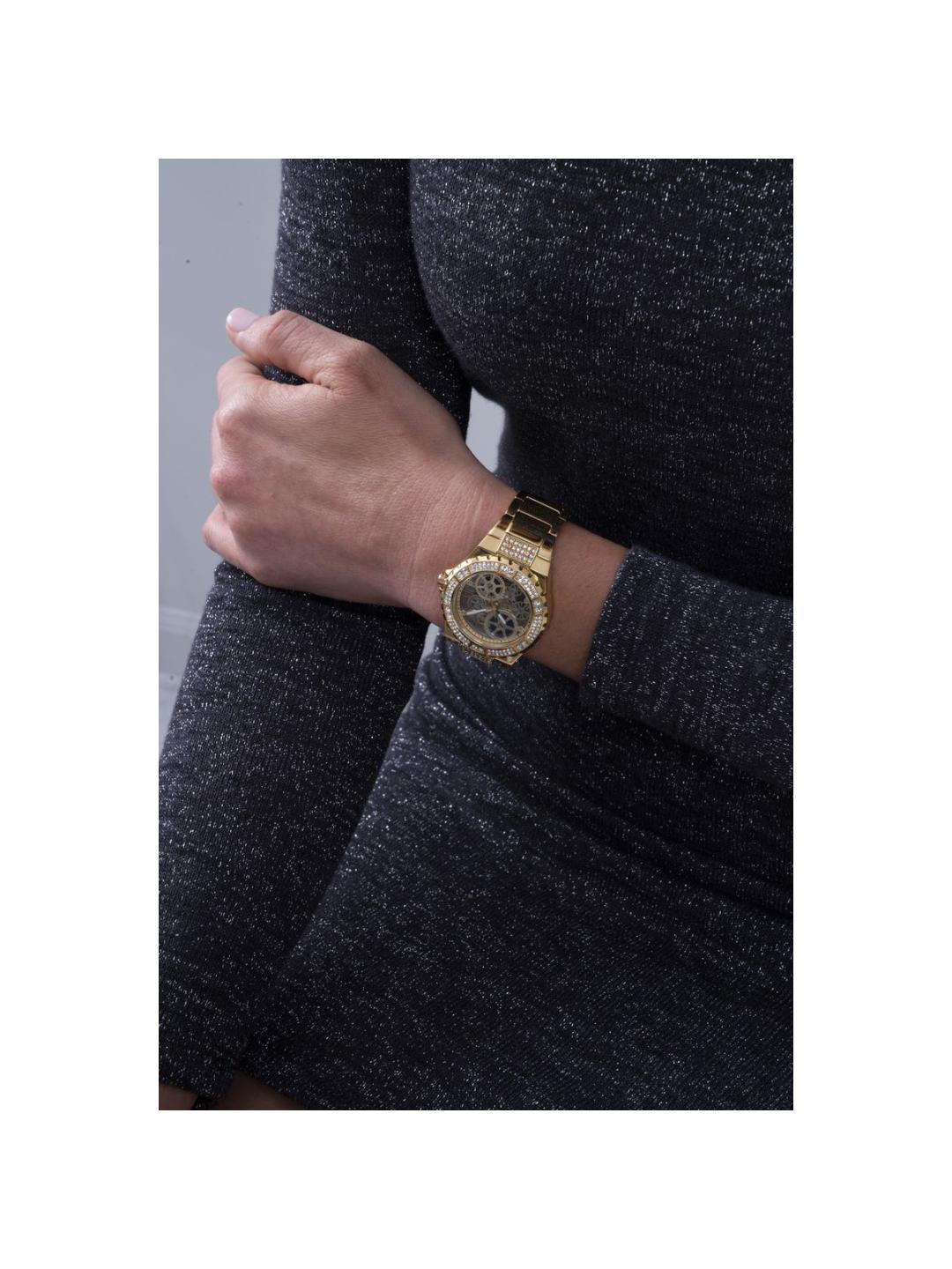 Guess Champagne Dial Women Analog Watch GW0302L2