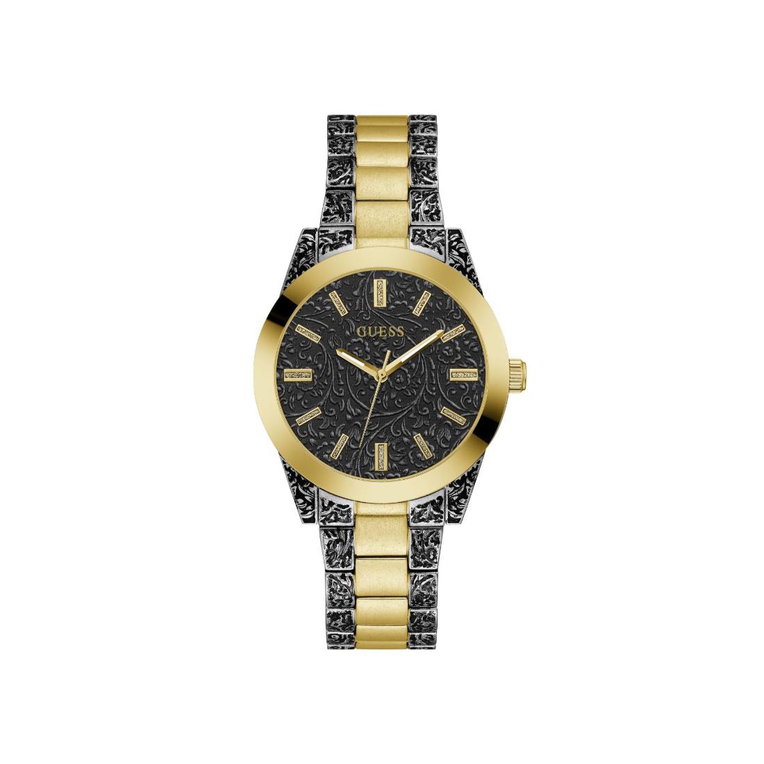 Guess Women 40 mm Size Black Dial Round Analog Watch GW0303L1