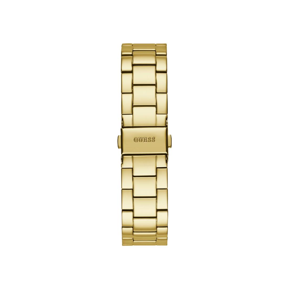 Guess Women 39 mm Size Champagne Dial Round Analog Watch GW0305L3