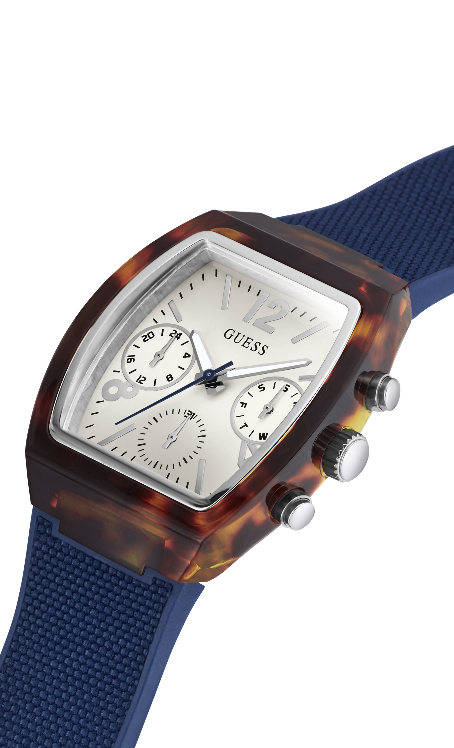Guess 38 mm Women White Dial Analog Watch GW0306L1