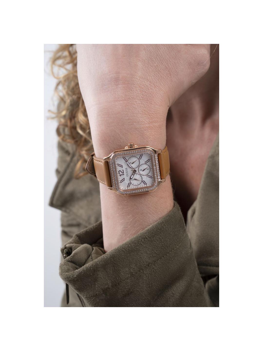 Guess Dress Women 35 mm White Dial Chrono Watch GW0309L3