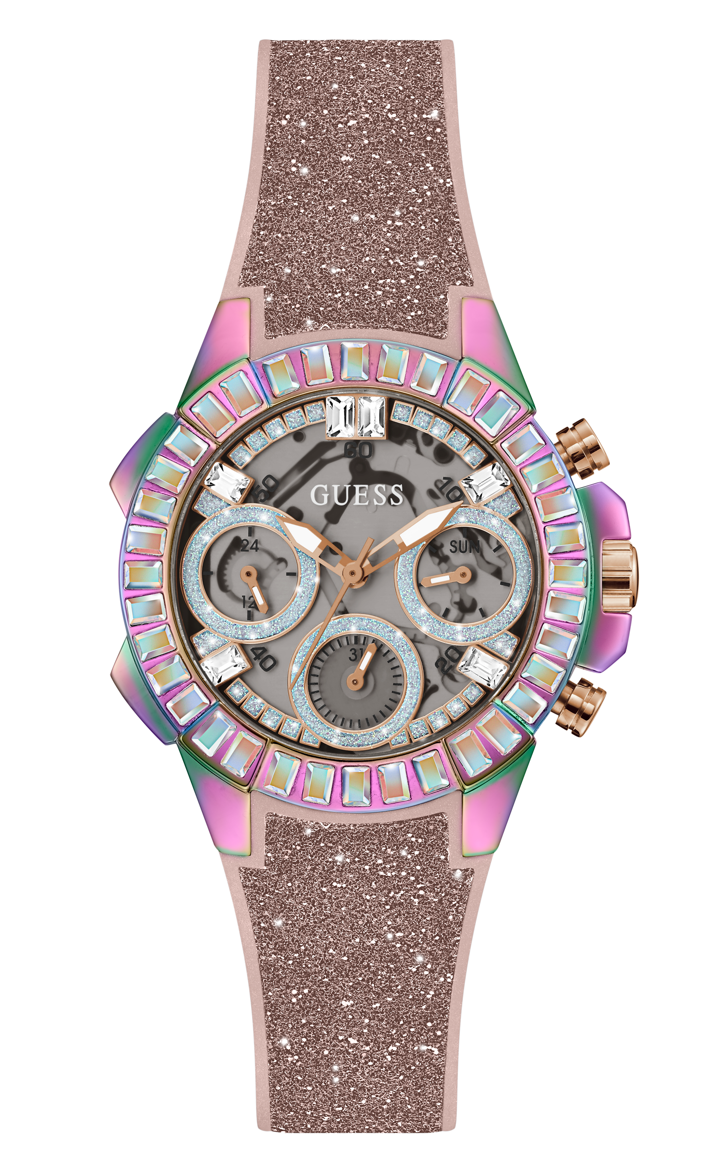 Guess 36 mm Women Clear Dial Analog Watch GW0313L4