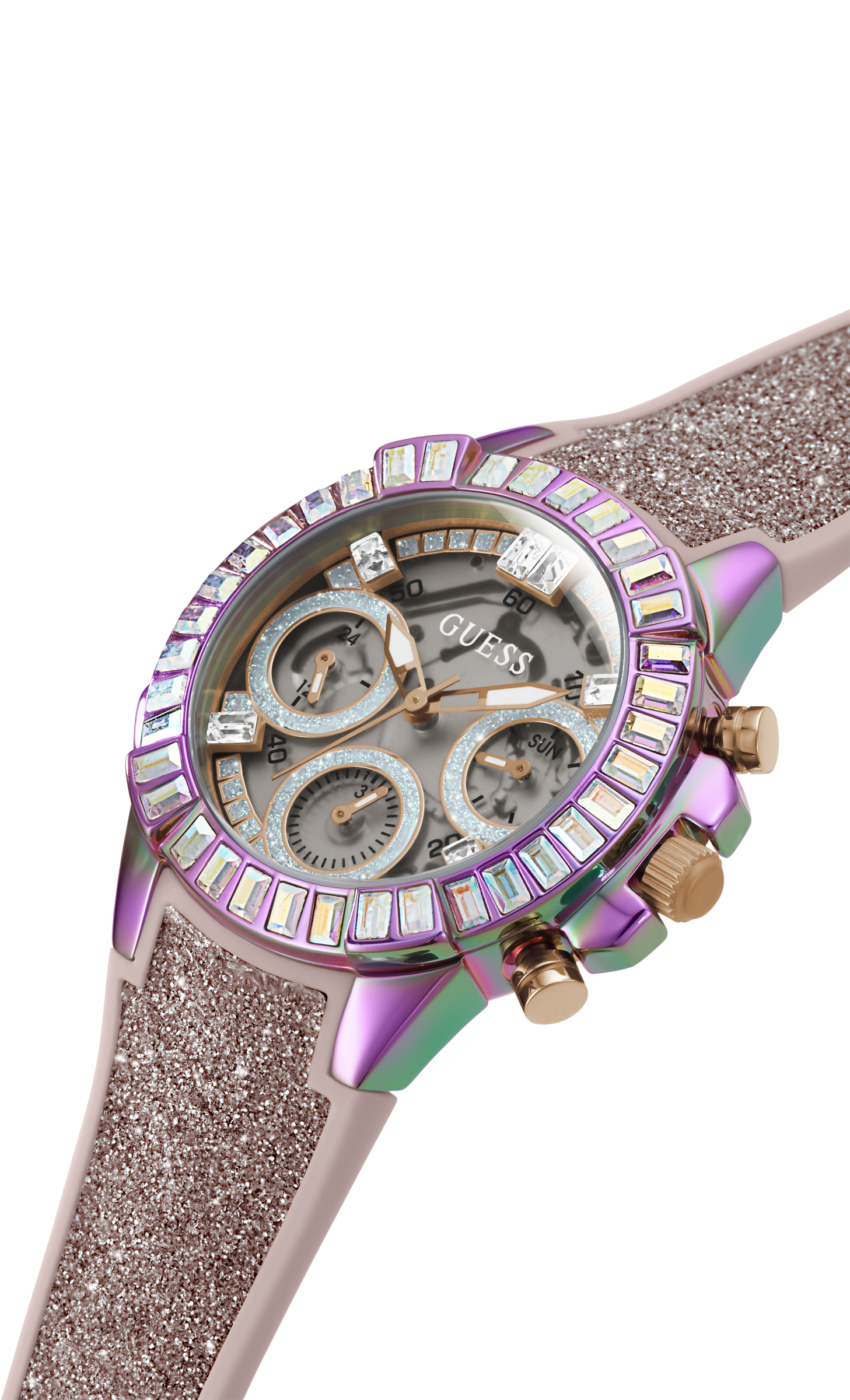 Guess 36 mm Women Clear Dial Analog Watch GW0313L4