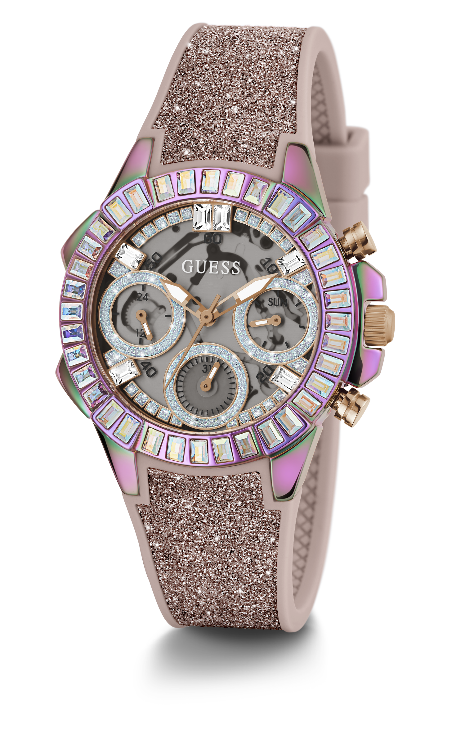 Guess 36 mm Women Clear Dial Analog Watch GW0313L4