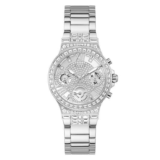 Guess Trend 36 mm Silver Dial Women Analog  Watch- GW0320L1