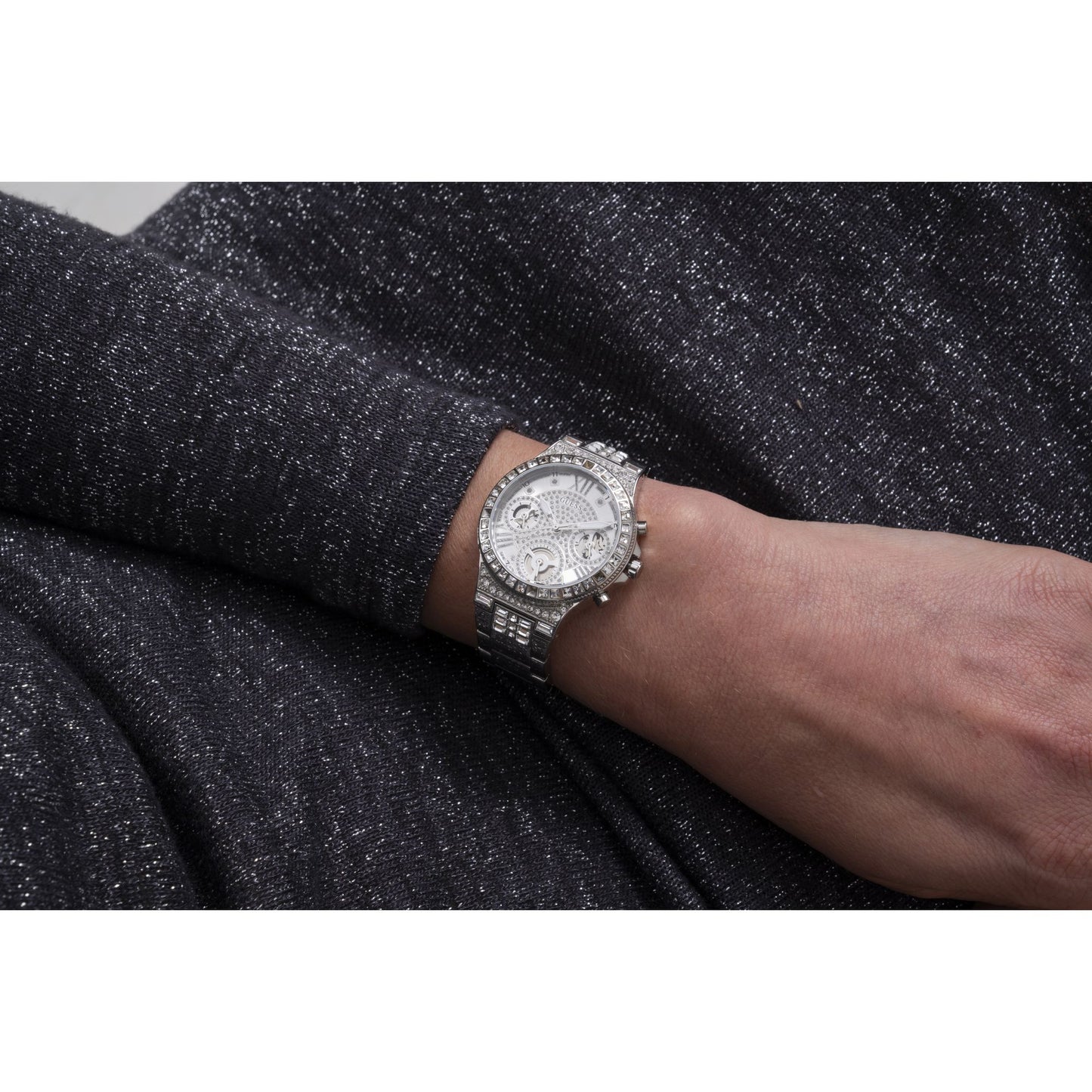 Guess Trend 36 mm Silver Dial Women Analog  Watch- GW0320L1