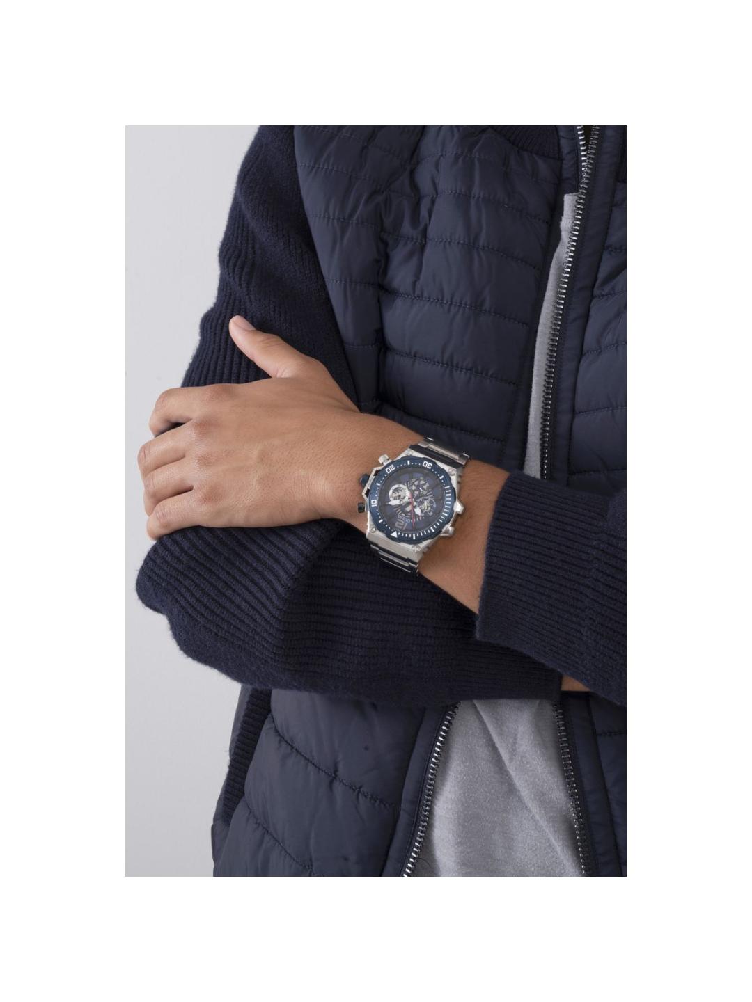 Guess Blue Dial Men Analog Watch GW0324G1