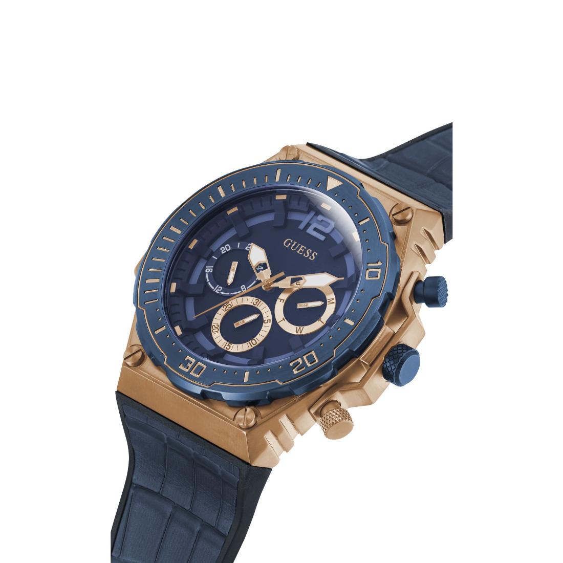 Guess Men 48 mm Blue Dial Analog Watch GW0326G1