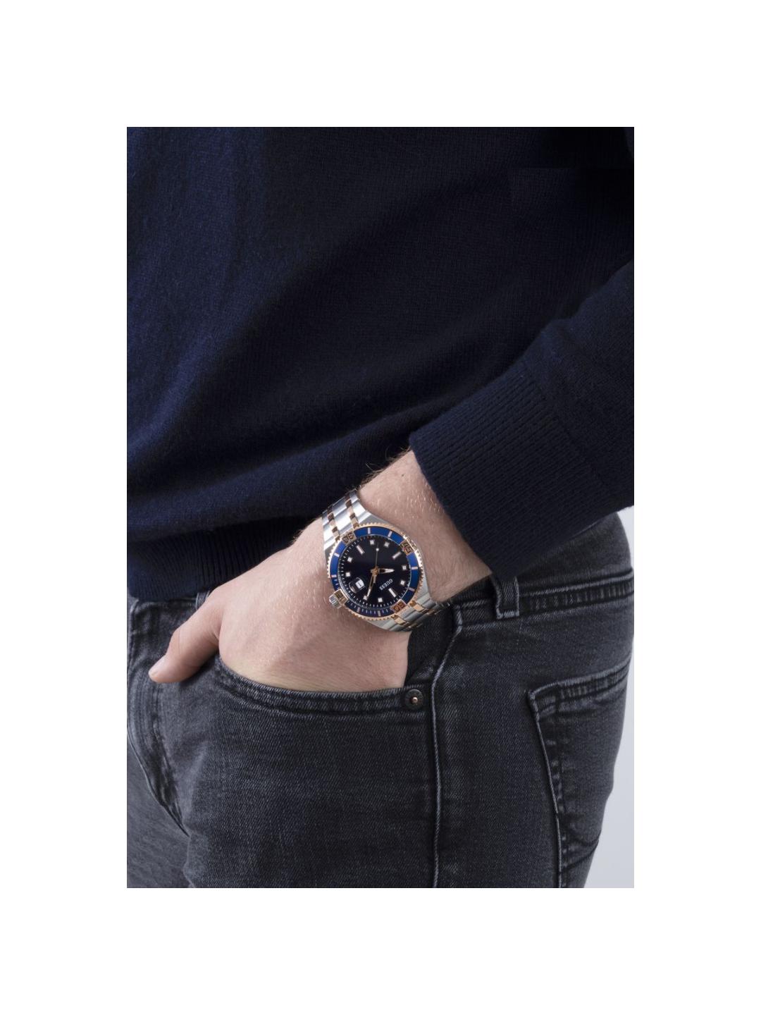 Guess Sport Men 45 mm Blue Dial Analog Watch GW0330G3