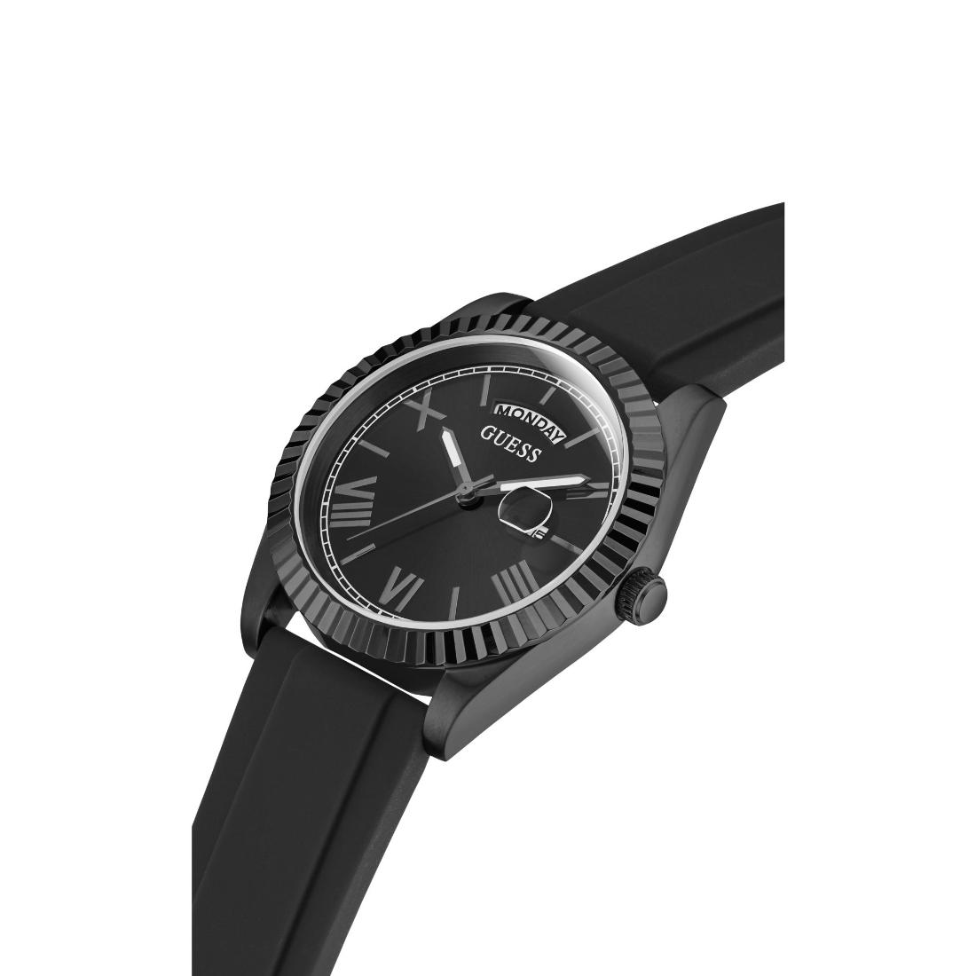 Guess Men 42 mm Black Dial Analog Watch GW0335G1