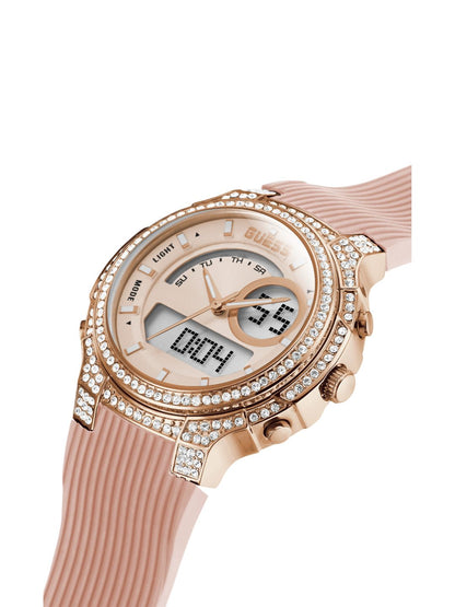 Guess Ladies Sport Rose Gold Watch - GW0339L2