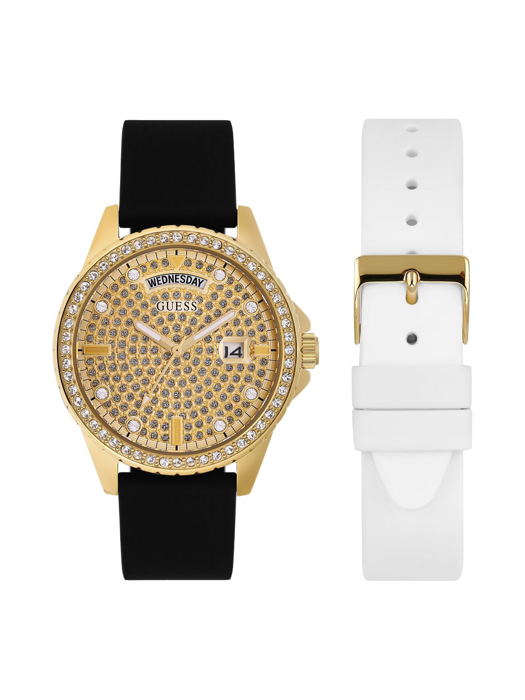 Guess 38 mm Ladies Boxed Sets Gold Watch GW0345L1
