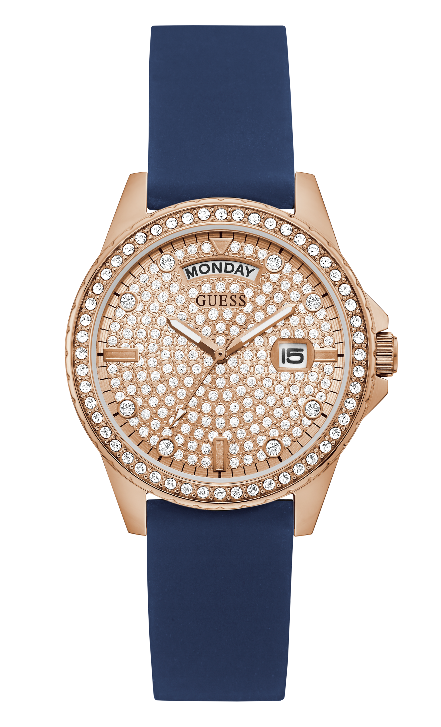 Guess Rose Gold Dial Women Watch GW0358L1