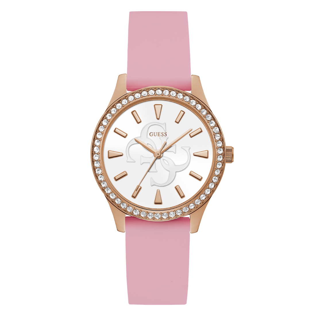 Guess 38 mm Women Rose Gold Dial Analog Watch GW0359L3