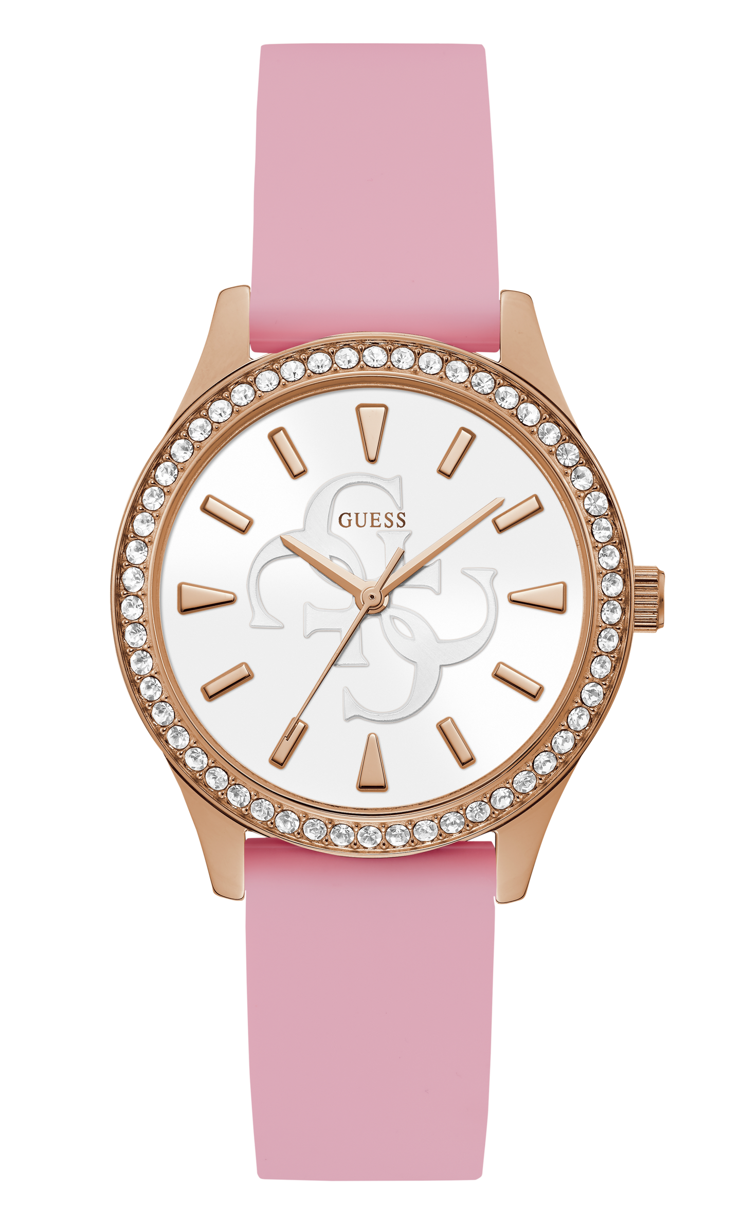 Guess Women Rose Gold Dial Analog Watch - GW0359L3