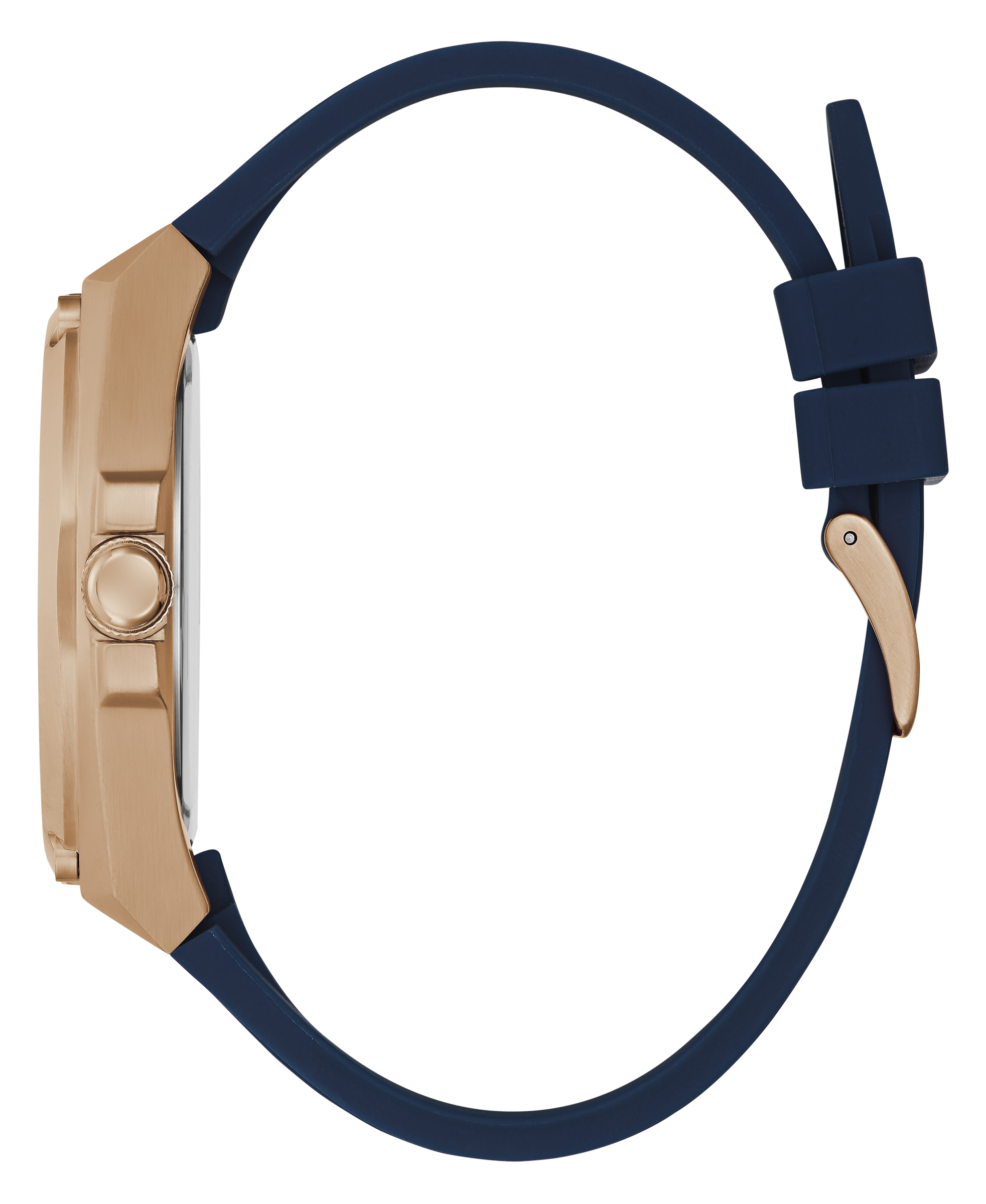 Guess Men 46 mm Quartz Multifunction Blue Dial Blue Silicone Strap Watch GW0363G2