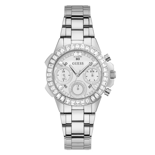 Guess Bombshell 36 mm Clear Dial Women Analog Watch- GW0366L1