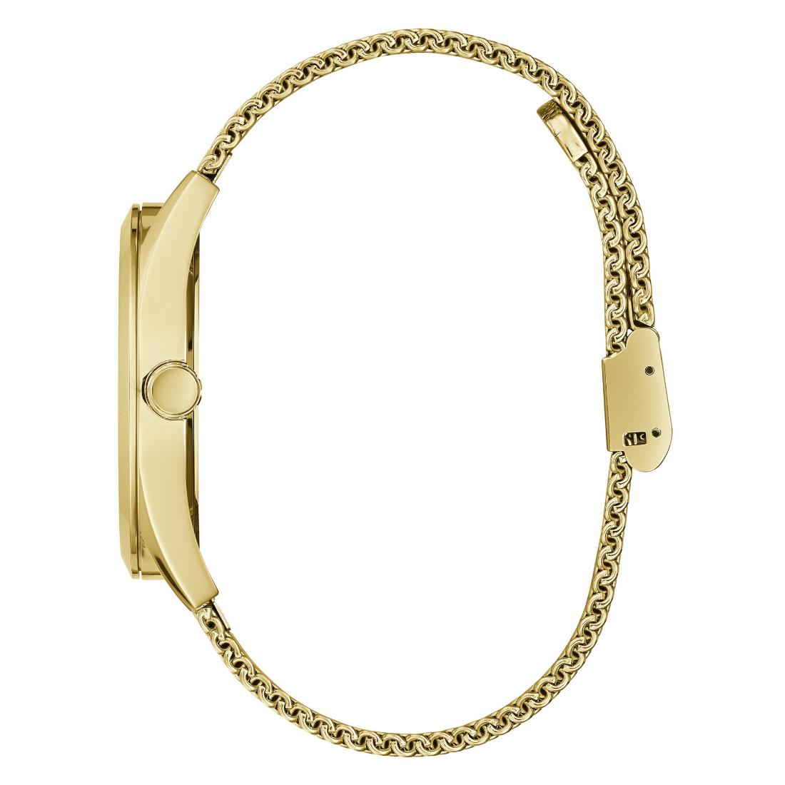 Guess Tailor 42 mm Size Gold Dial Men Analog Watch GW0368G2