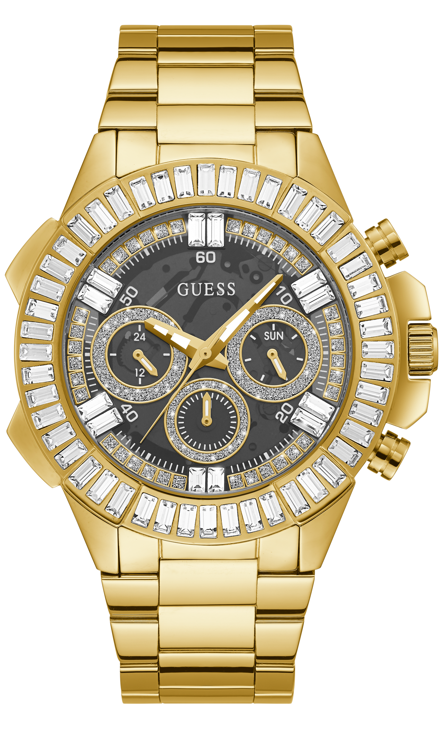 Guess Mens Gold Multi-function Watch - GW0369G1